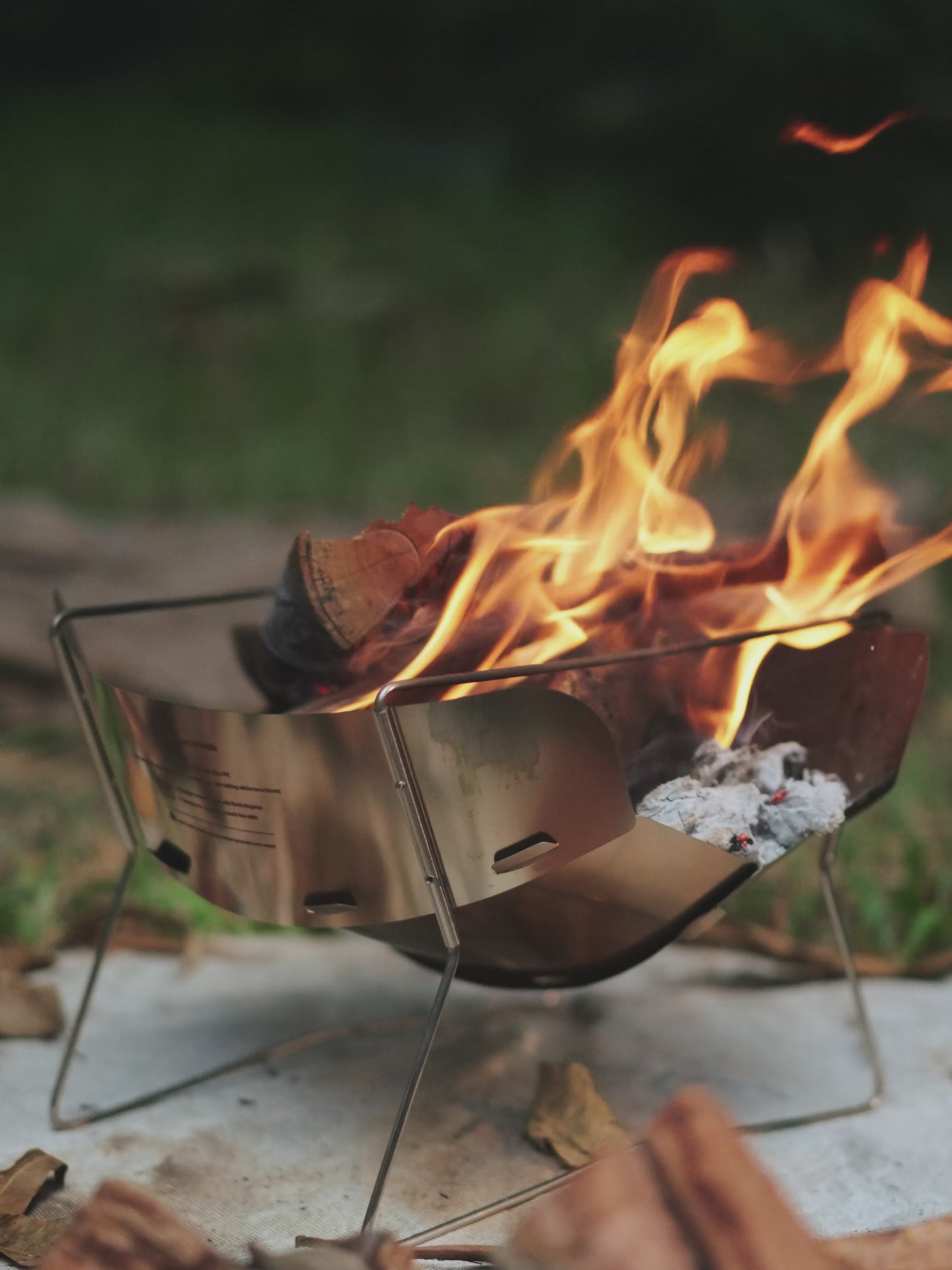 Thous Winds Stainless Steel Hanablaze UL Foldable Fire Pit