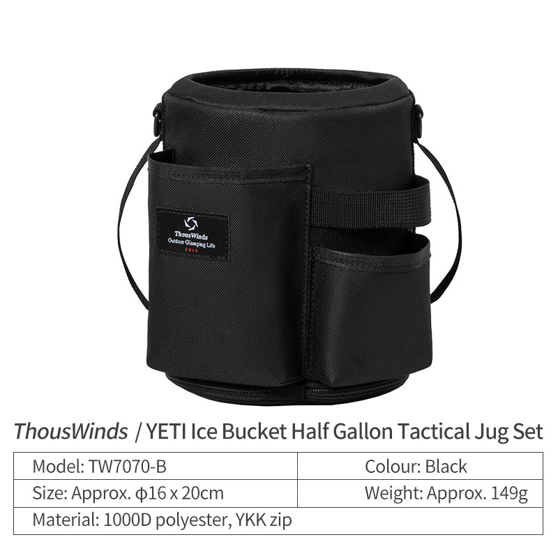 ThousWinds Tactical Water Jug Cover For YETI Half & One Gallon Water Jug