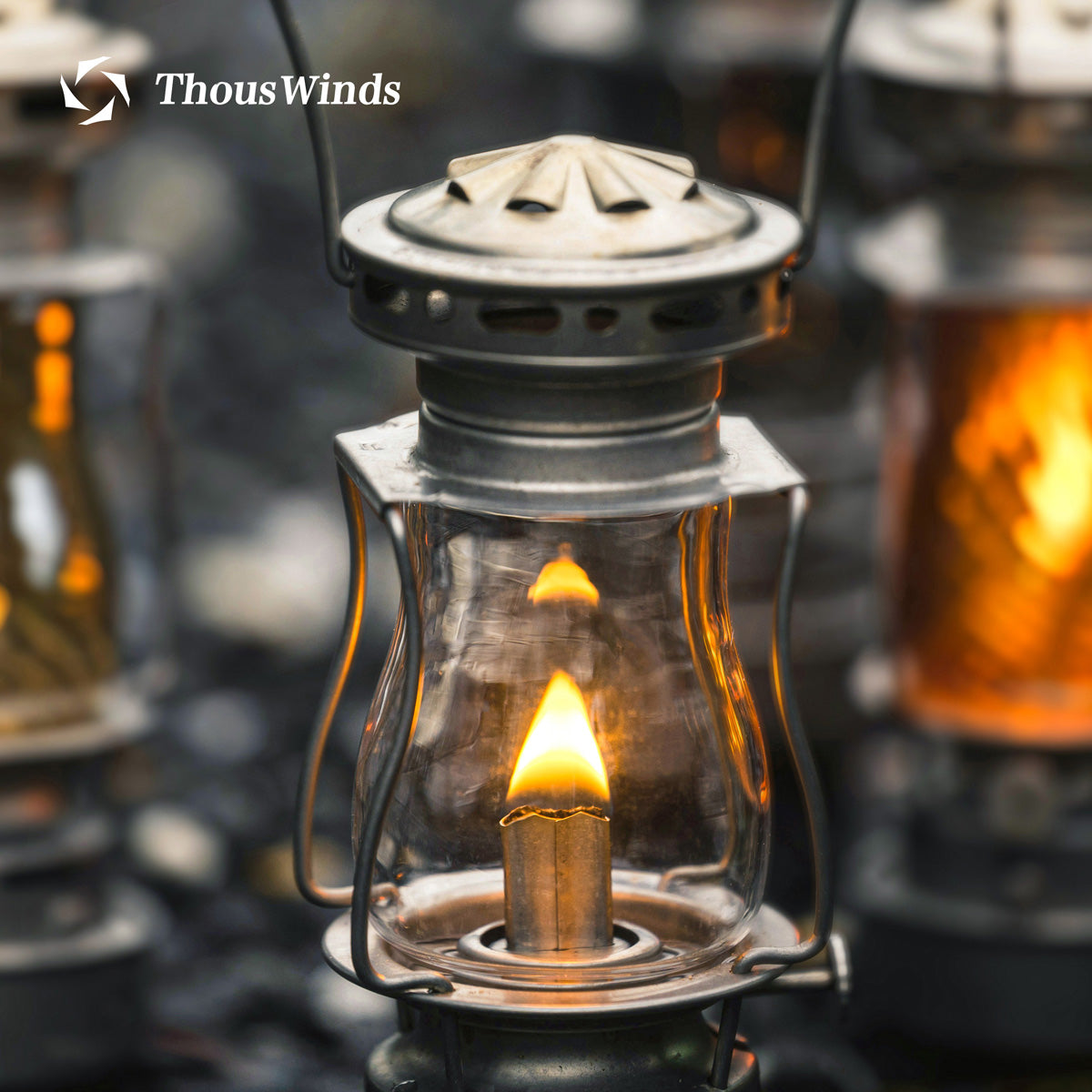 Thous Winds Twilight Kerosene Lamp Vintage Camping Lantern