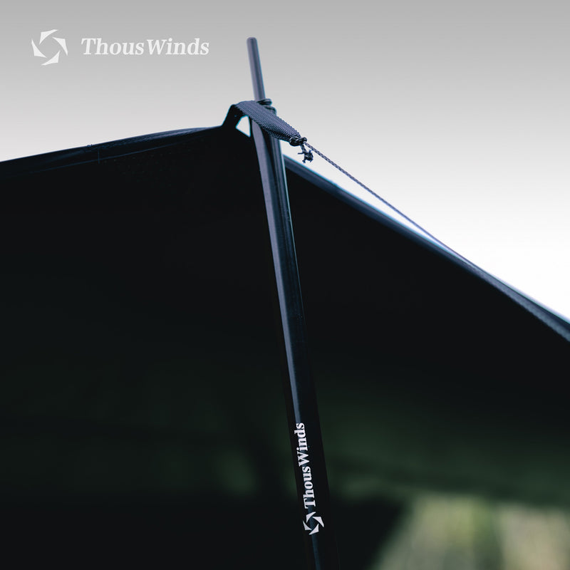 ThousWinds 40D Black Glue Sunscreen Coating Canopy