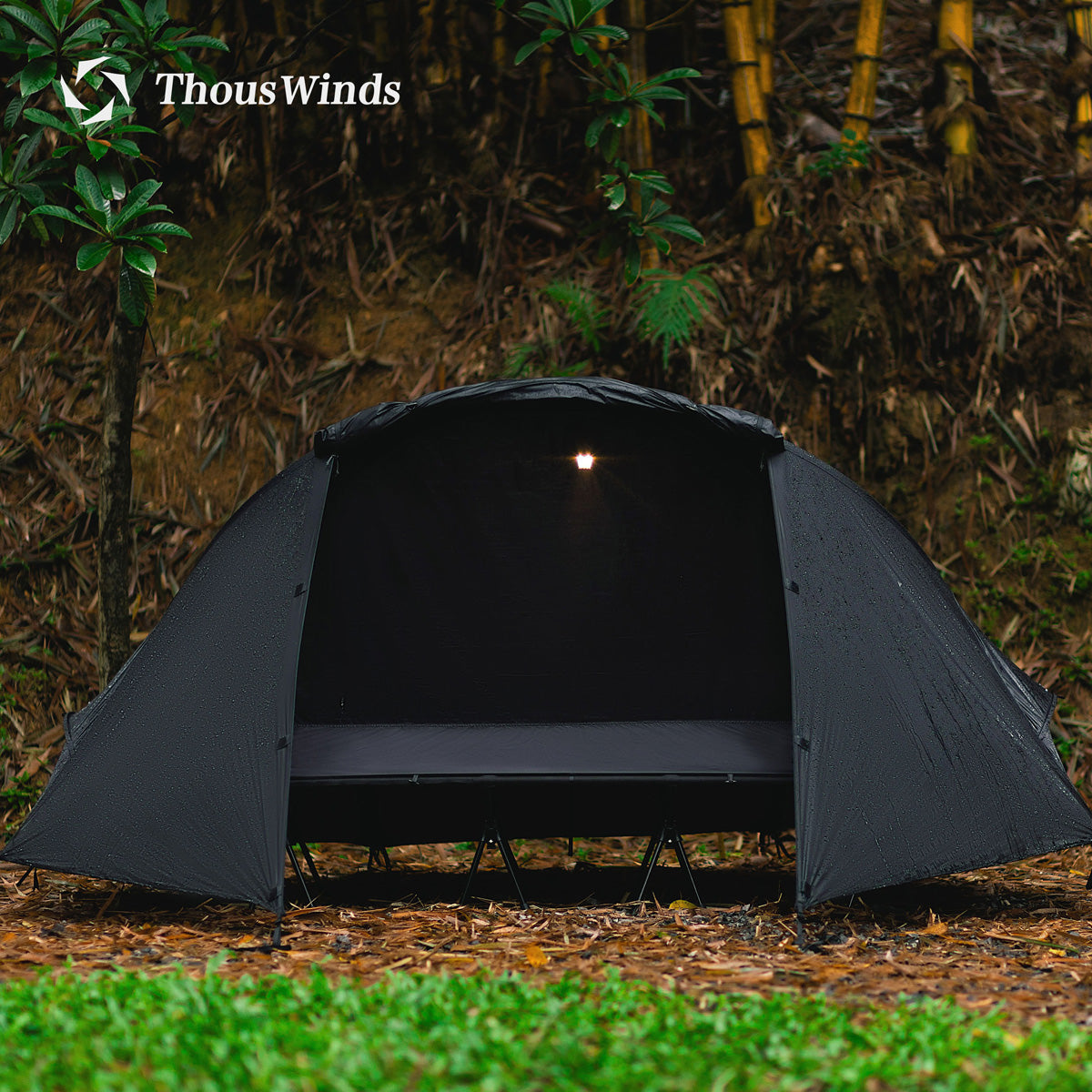 ThousWinds Aluminium Stand Tactical Camp Enlarged Bed + Scorpio Tent(Inner Tent + Rainfly)