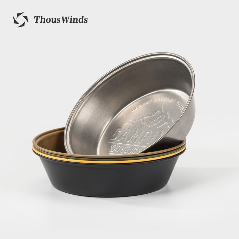 ThousWinds 304 Stainless Steel 1L Deep Plate