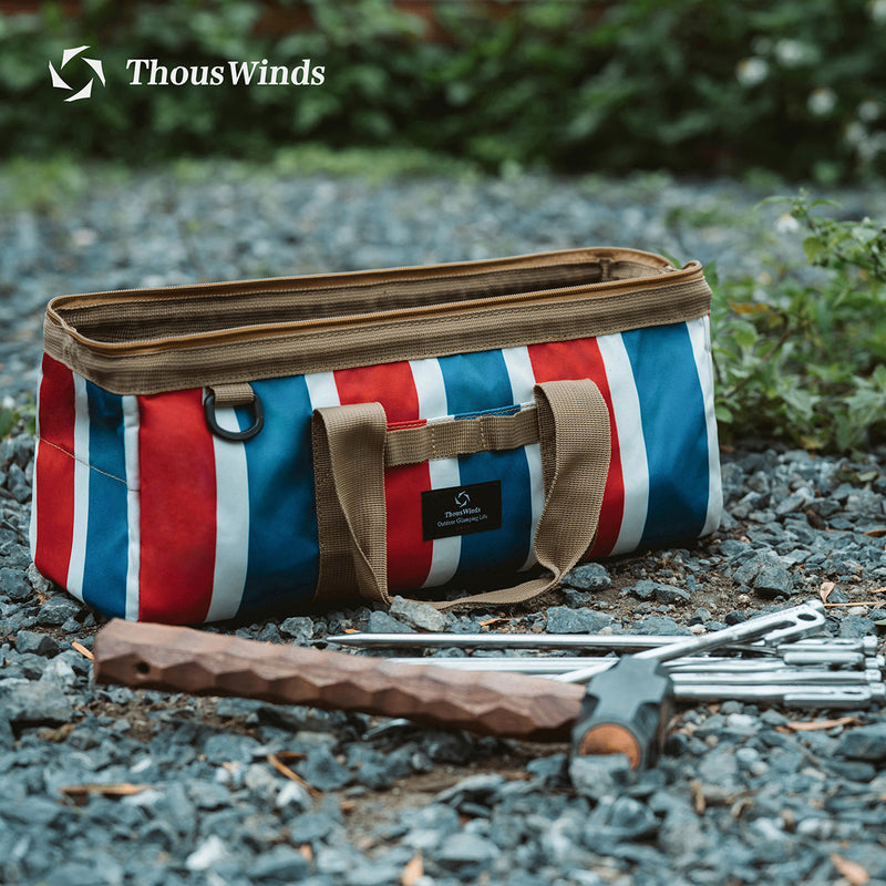 Thous Winds TW7020 Tent Peg Storage Bag Outdoor Tent Stake Wind Rope Camp Nail Hammer Finishing Storage Bag Toolkit
