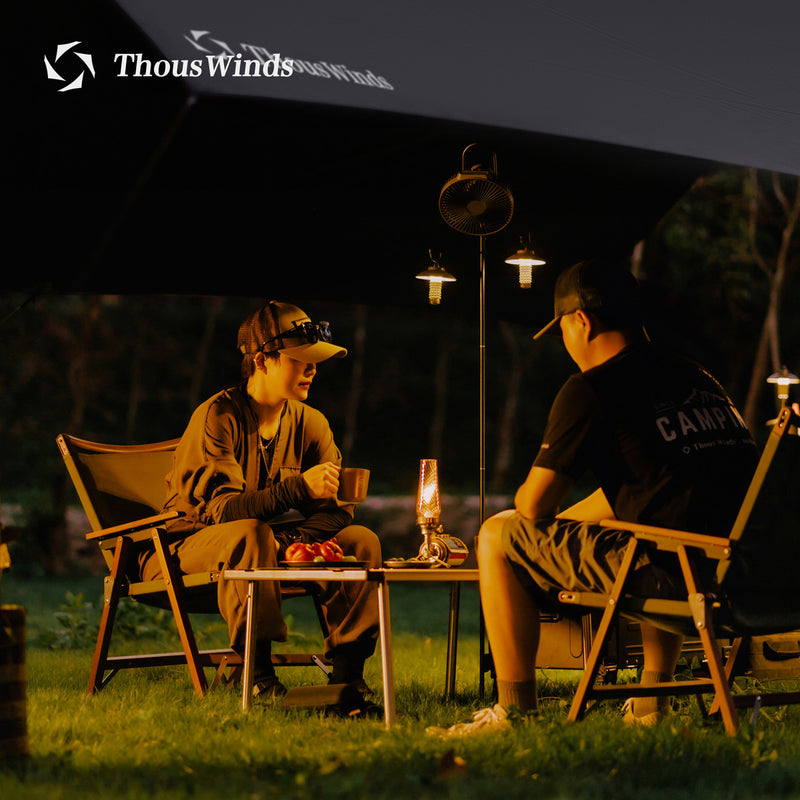 ThousWinds 40D Black Glue Sunscreen Coating Canopy