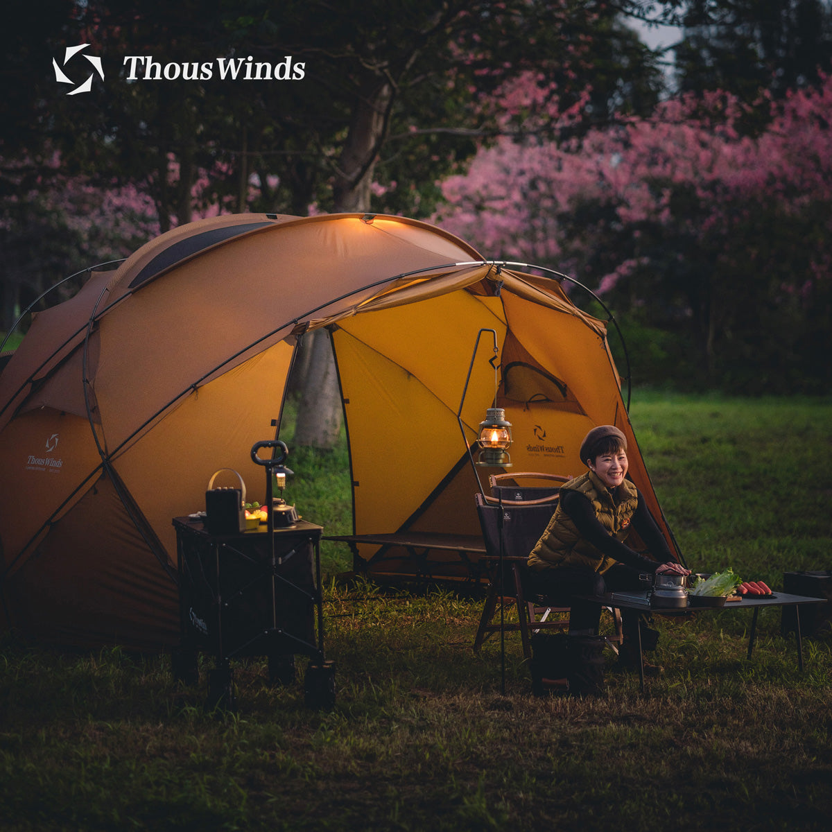 Thous Winds Cancer 8 Person Outdoor Camping Tent