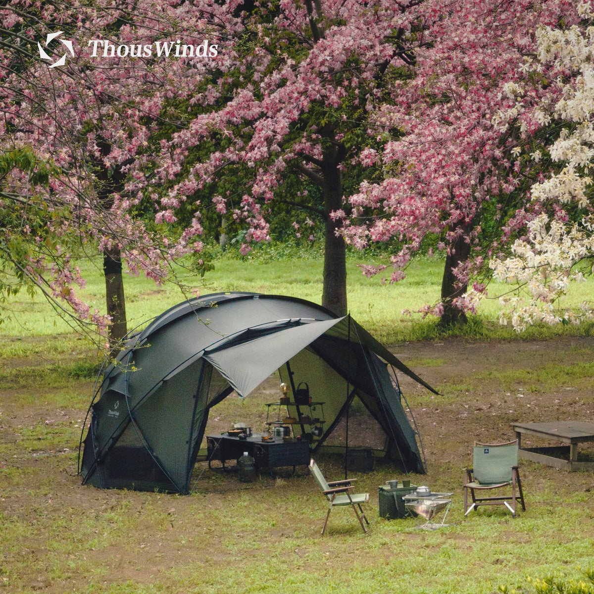 Thous Winds Cancer 8 Person Outdoor Camping Tent