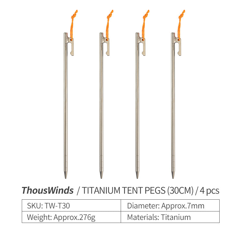 Ultralight Titanium Tent Pegs