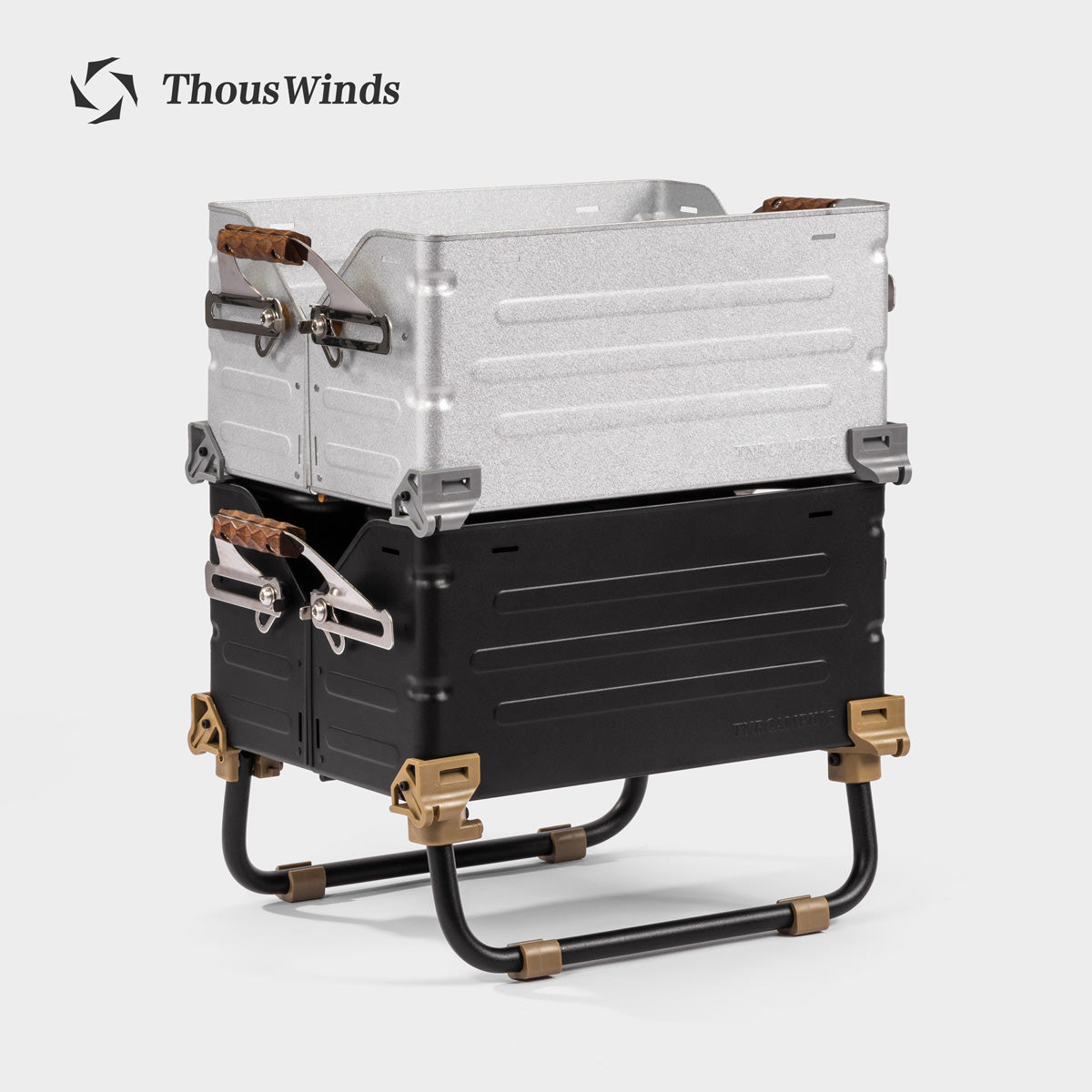 ThousWinds Foldable Legs for Snow Peak Stacking Shelf Container 25/50