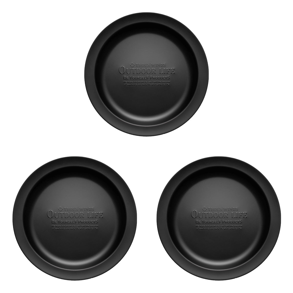 22cm Outdoor Camping Plate Dish