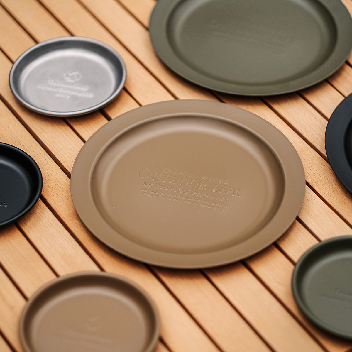 22cm Outdoor Camping Plate Dish