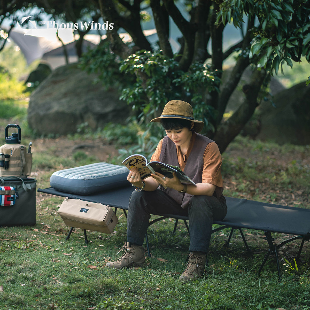 ThousWinds 7075 Aluminium Alloy Tactical Camp Cot (Standard)