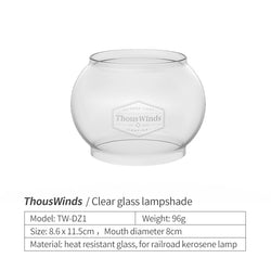 ThousWinds Railway Kerosene Lamp Shade