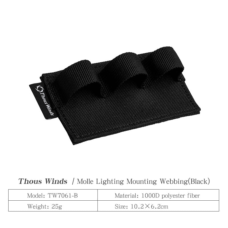 Thous Winds Goal Zero ML4 Lamp Storage Backpacking Bag Accessories For Molle Lights Mounting Ribbon Outdoor Camping Supplies
