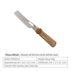 ThousWinds YAMA Wooden Kitchen Knife