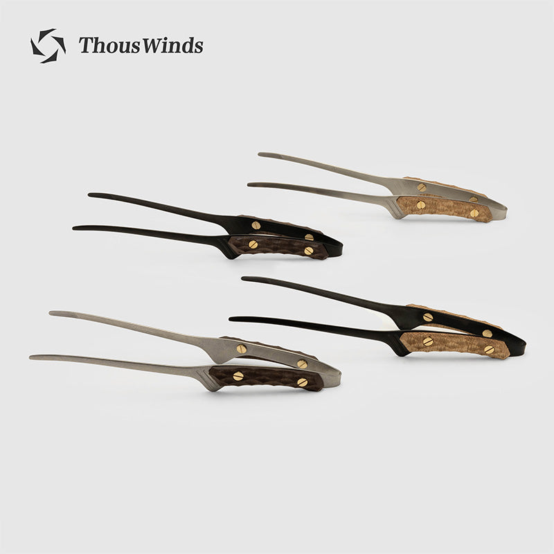 ThousWinds Retro Metal Food Tongs