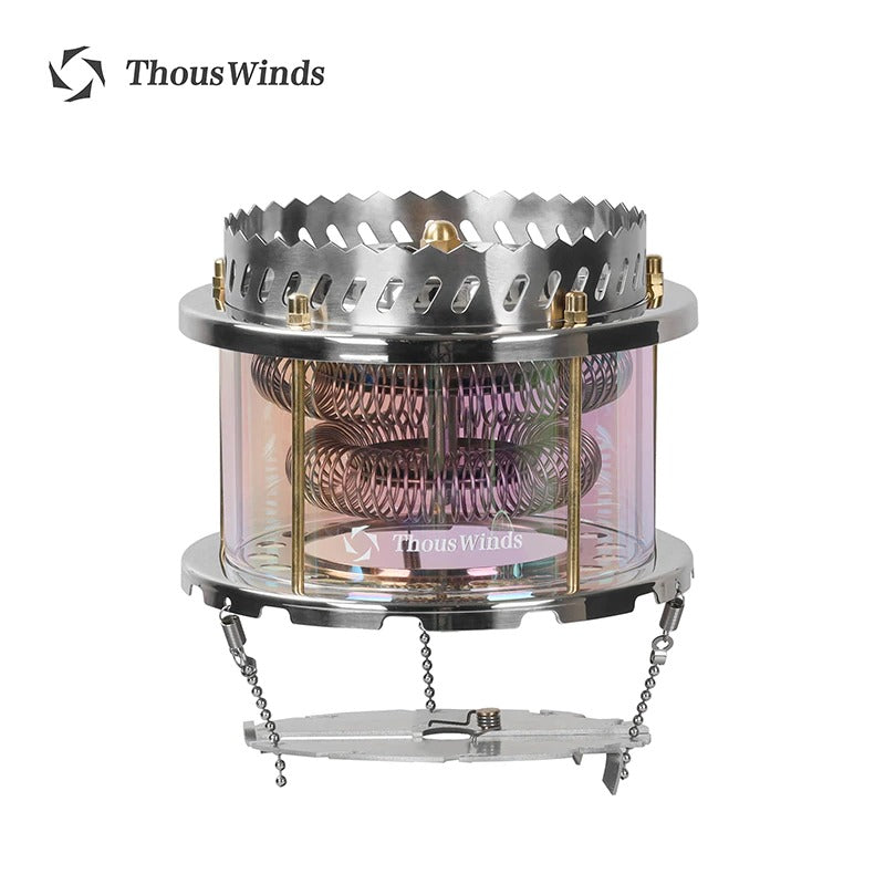 Thous Winds Ignition Gas Heater Warmer Heating Stove Winter Camping Equipment Lamp Shape Only