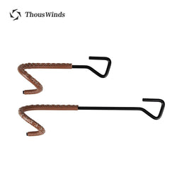 Thous Winds Brass Cowhide Hanger Hook Outdoor Tent Canopy Pole Camp Column Hook Lighting Lamps Lantern Hook Lamp Stand