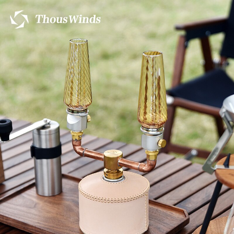 Thous Winds TW2062 Gas Lantern Retro Red copper Brass Bracket Lamp Holder Outdoor Camping Gas Lamp Pure Copper Shunt Bracket