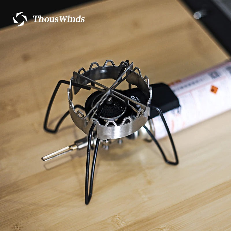 Thous Winds TW5030 Gas Stove Titanium Windshield Outdoor SOTO 310 Gas Stove KOVEA CUBE Windshield Windproof Ring TW5031