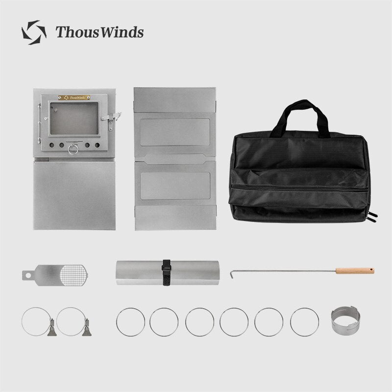 Thous Winds TW1020-C Ultralight Titanium Wood Stove Outdoor Camping Bushcraft Quick Installation And Disassembly Wood Stove