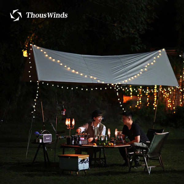 Thous Winds Outdoor Mini Camp Light Outdoor Camping Camp Light Tent Decoration Atmosphere Light String Light