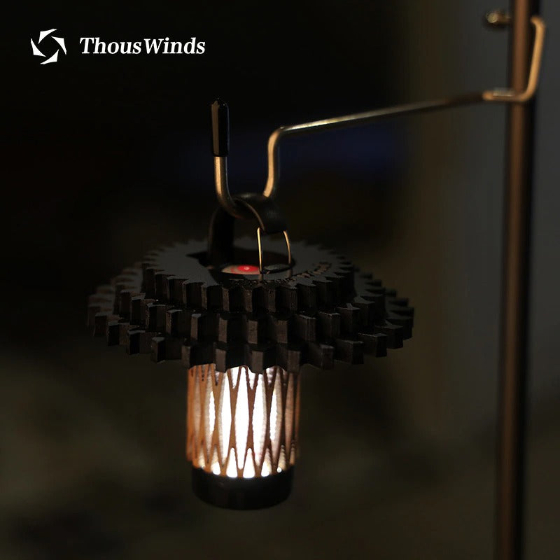 Thous Winds Ledlenser ML4 Wood Art Lantern Outdoor Camping LED Lamp Lampshade Adapter Lamp Holder