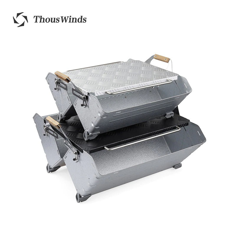 Thous Winds Snow Peak Shelf Cntainer Storage Box Aluminum Alloy Cover Table UG-025G/UG-055G Outdoor Camping Table