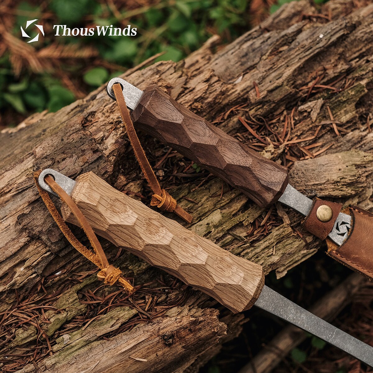 YAMA Wooden Titanium BBQ Fork