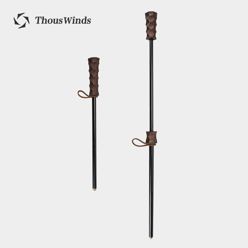 Thous Winds Fire Blowing Tube Outdoor Camping Bushcraf Barbecues Black Walnut Telescopic Fire Assist Lighter Blowing Stick