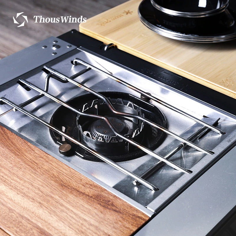 Thous Winds TW5030 Gas Stove Titanium Windshield Outdoor SOTO 310 Gas Stove KOVEA CUBE Windshield Windproof Ring TW5031