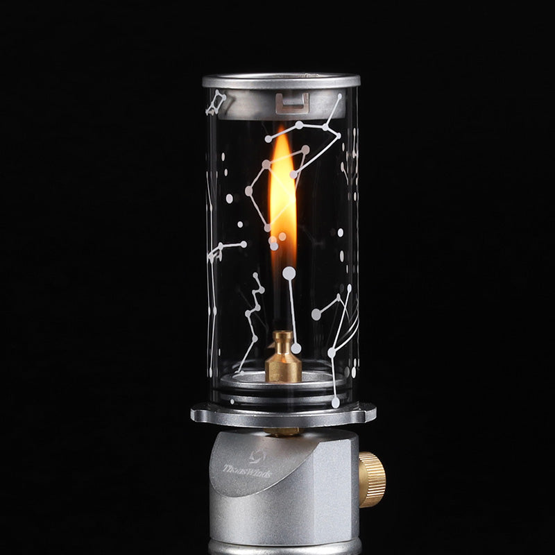 Thous Winds Outdoor Gas Lamp Lantern Camping Picnic Gas Lamp Atmosphere Lamp Lighting Lamp Camp Light Candle Lamp