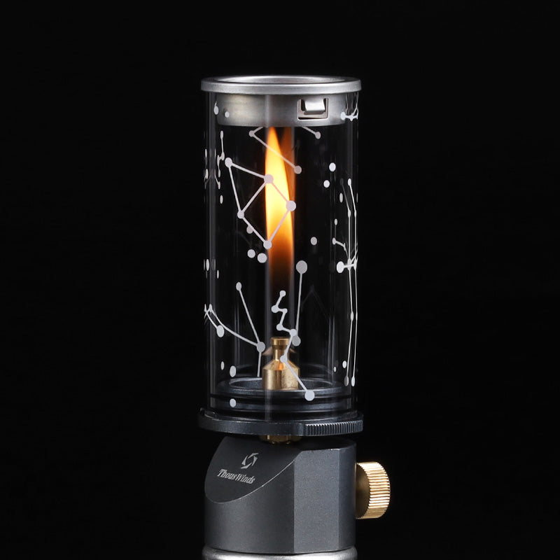 Thous Winds Outdoor Gas Lamp Lantern Camping Picnic Gas Lamp Atmosphere Lamp Lighting Lamp Camp Light Candle Lamp