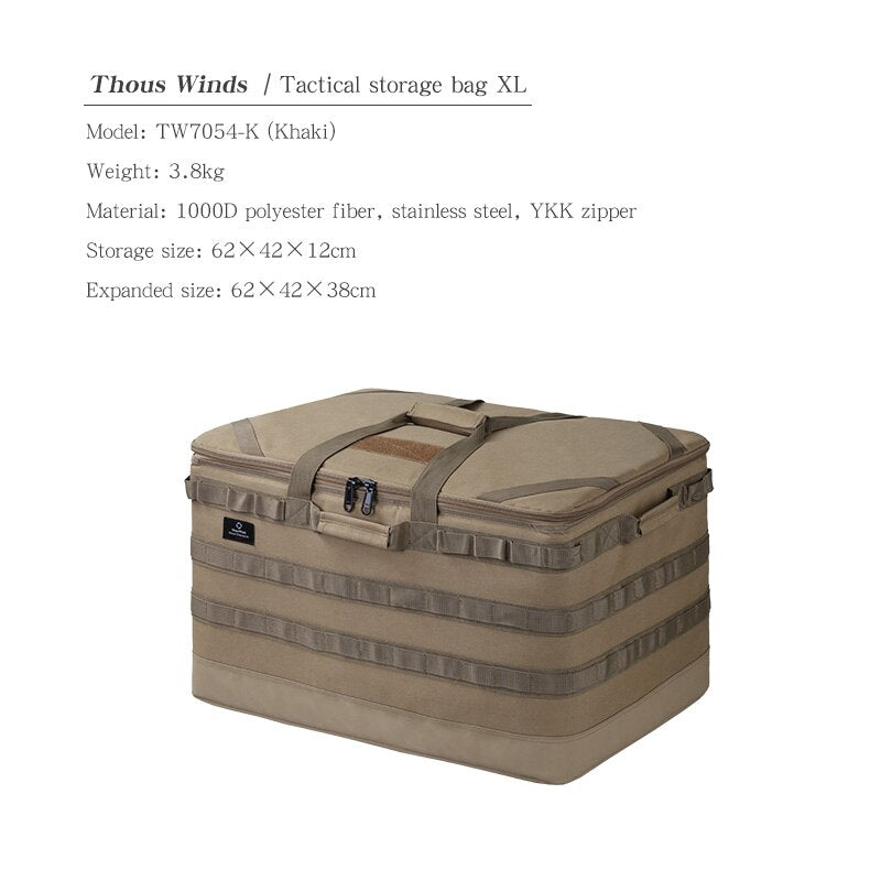 Thous Winds Camping Travel Portable Separated Storage Bag Large Storag