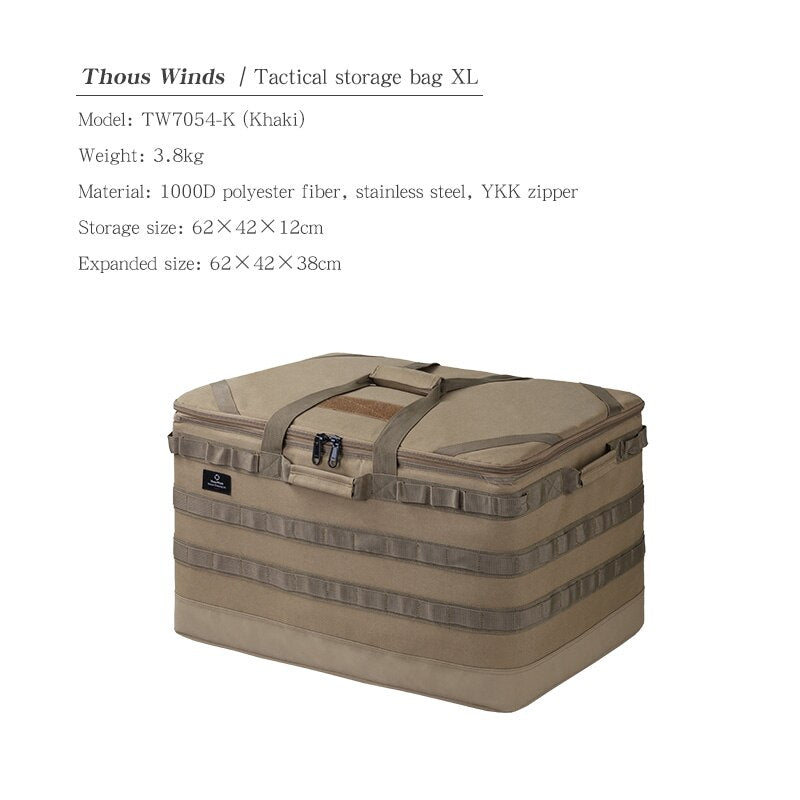 Thous Winds Camping Travel Portable Separated Storage Bag Large Storage Capacity Outdoor Bag Outdoor Camping Equipment XL Size