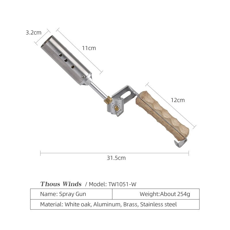 Thous Winds Adjustable Folding Torch Connected With Gas Can Combine With the Storage Bag