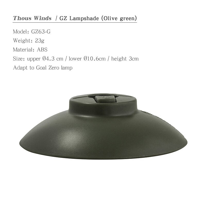 Lampshade for Goal Zero Lighthouse Micro Flash USB Rechargeable Lantern