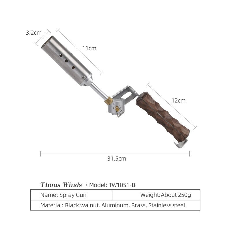 Thous Winds Adjustable Folding Torch Connected With Gas Can Combine With the Storage Bag