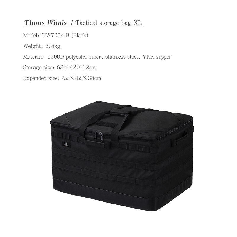 Thous Winds Camping Travel Portable Separated Storage Bag Large Storage Capacity Outdoor Bag Outdoor Camping Equipment XL Size