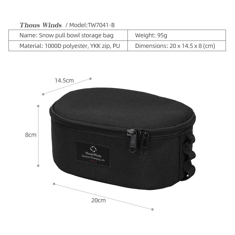 Thous Winds Sierra Cup Storage Bag For Outdoor Camping Hiking Travel Picnic