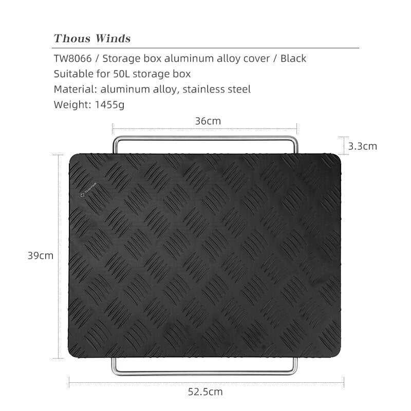 Thous Winds Snow Peak Shelf Cntainer Storage Box Aluminum