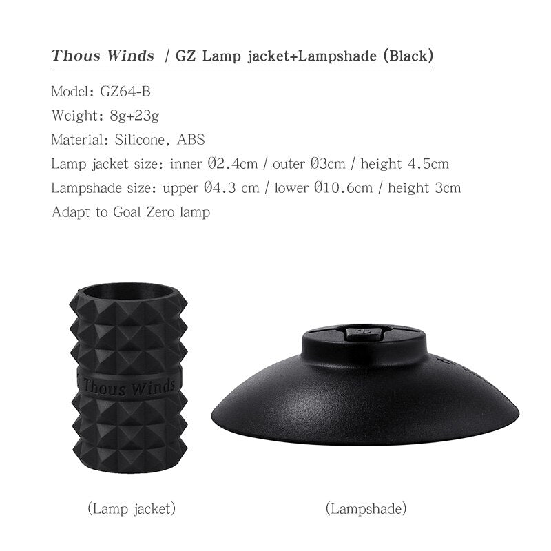 ThousWinds DIY Lampshape For Goal Zero LIGHTHOUSE Micro Camping Lamp