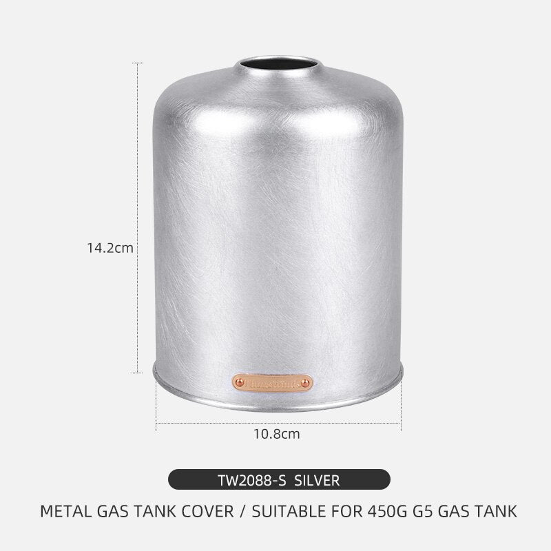 ThousWinds 450/230g OD Gas Canister Metal Cover Protector