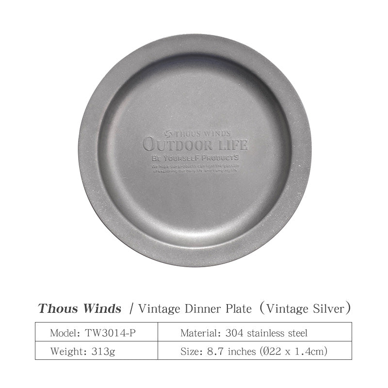 22cm Outdoor Camping Plate Dish
