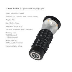 ThousWinds LIGHTHOUSE Micro Camping Lamp