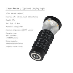 Thous Winds Multifunction Goal Zero LIGHTHOUSE Micro FLASH Lamp Camping Led Lanter for Outdoor Camping