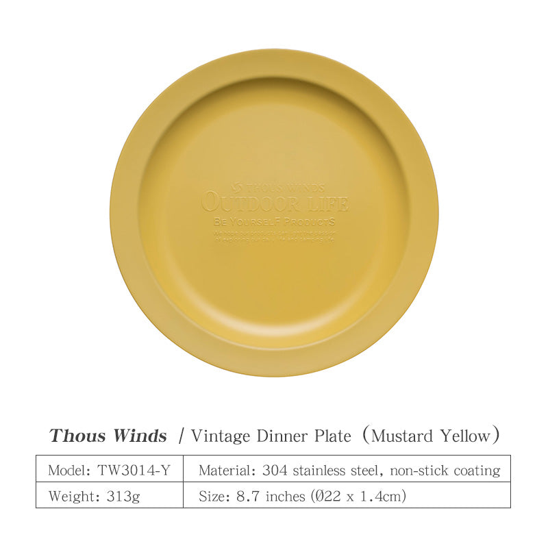 22cm Outdoor Camping Plate Dish