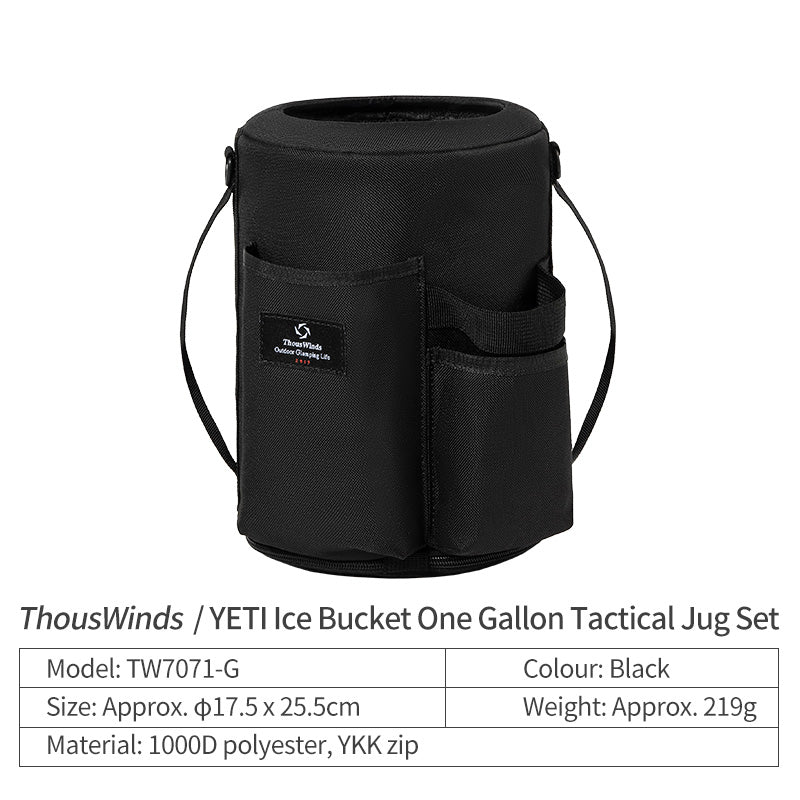 ThousWinds Tactical Water Jug Cover For YETI Half & One Gallon Water Jug