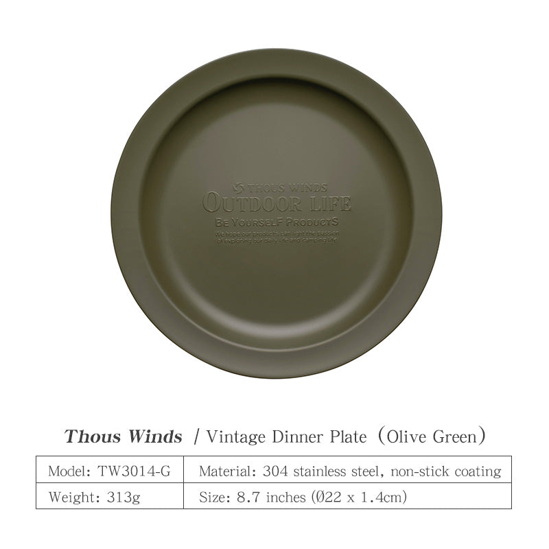 22cm Outdoor Camping Plate Dish