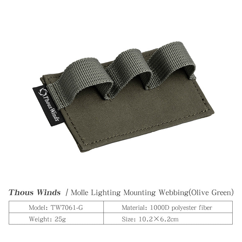 Thous Winds Goal Zero ML4 Lamp Storage Backpacking Bag Accessories For Molle Lights Mounting Ribbon Outdoor Camping Supplies