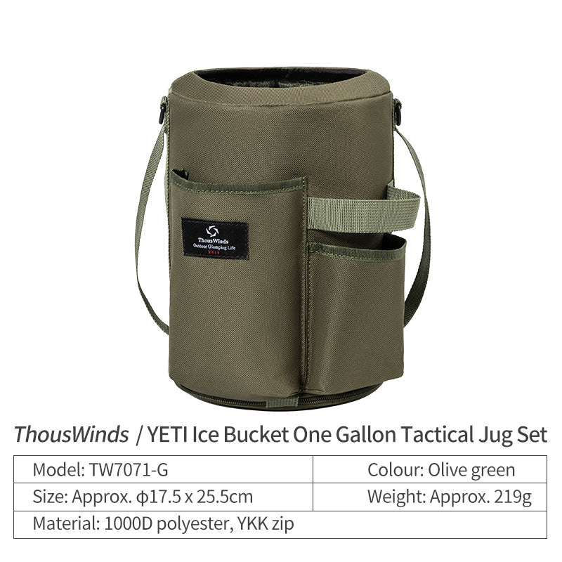 ThousWinds Tactical Water Jug Cover For YETI Half & One Gallon Water Jug
